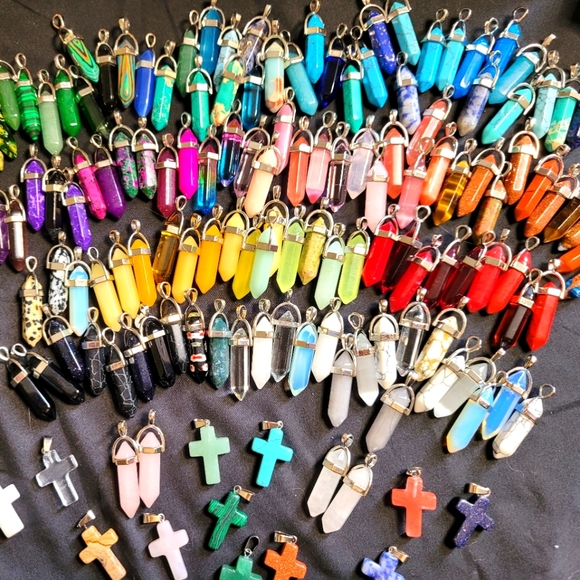 2 for 40 Silver rope Bullet Pendant charm bracelets. - Picture 4 of 4